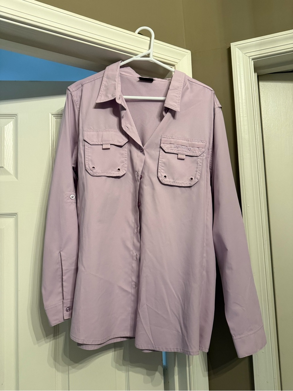 Shimano Lilac Women’s Button-Down Utility Shirt